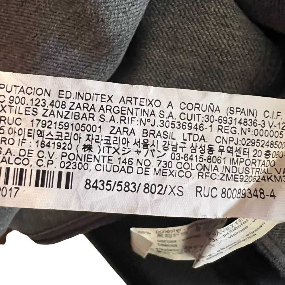 Zara grey knit sleeveless maxi dress. Size xs - Picture 4 of 8